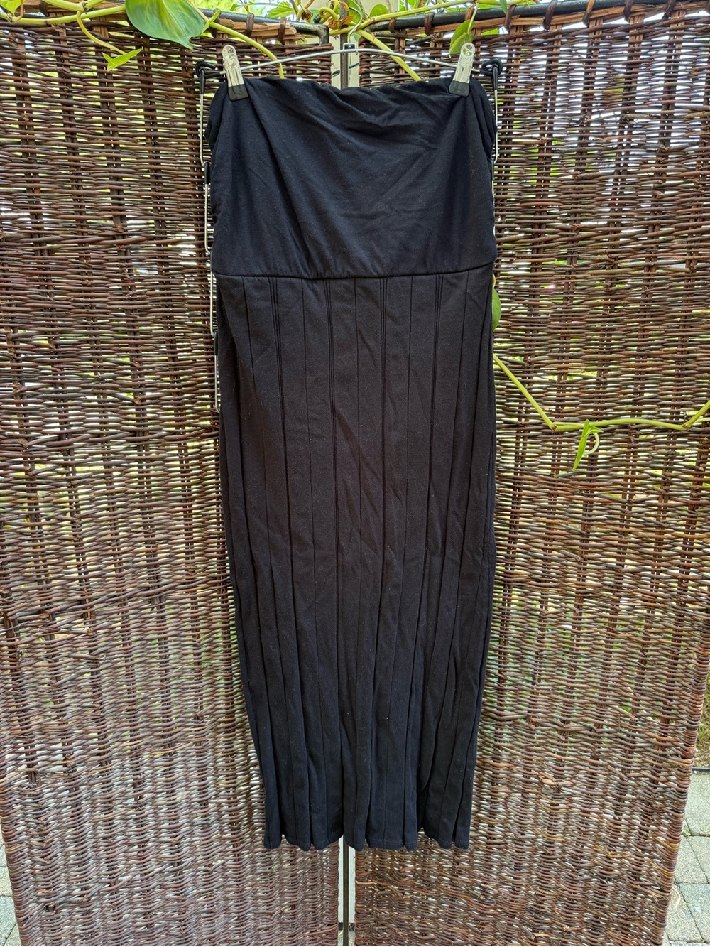 FP Beach - Strapless Ribbed MIDI Dress/Skirt - Size L